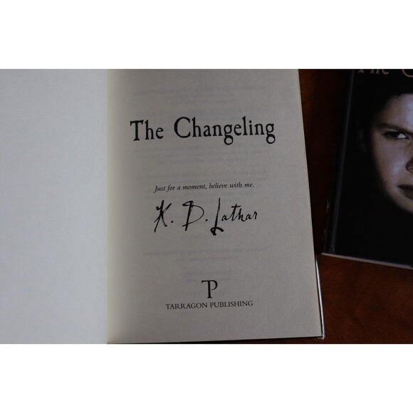 The Changeling K. D. Lathar SIGNED Numbered First UK Edition Proof Copy Bookmark - Picture 9 of 14